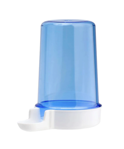 Blue Plastic Bird Cage Water Drinker 105ml - Pack Of 10